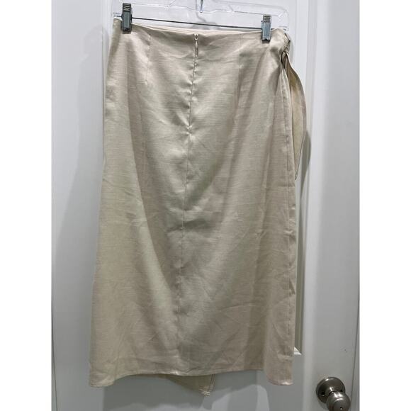 Rails Cressida Side-Tie Linen Blend Midi Skirt Sz XS - Picture 4 of 8